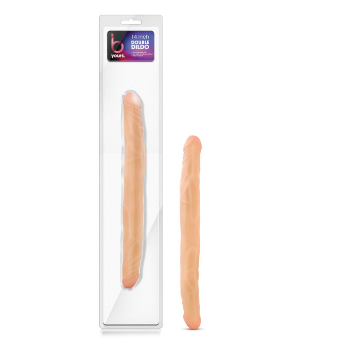 B Yours Beige 14-Inch Long Dildo