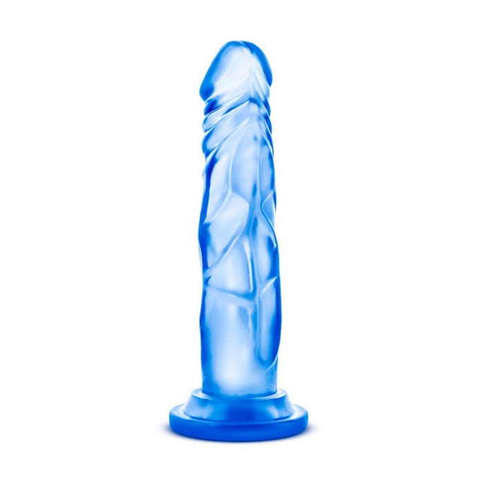 B Yours Sweet N' Hard 5 Realistic Blue 7.5-Inch Long Dildo With Suction Cup Base