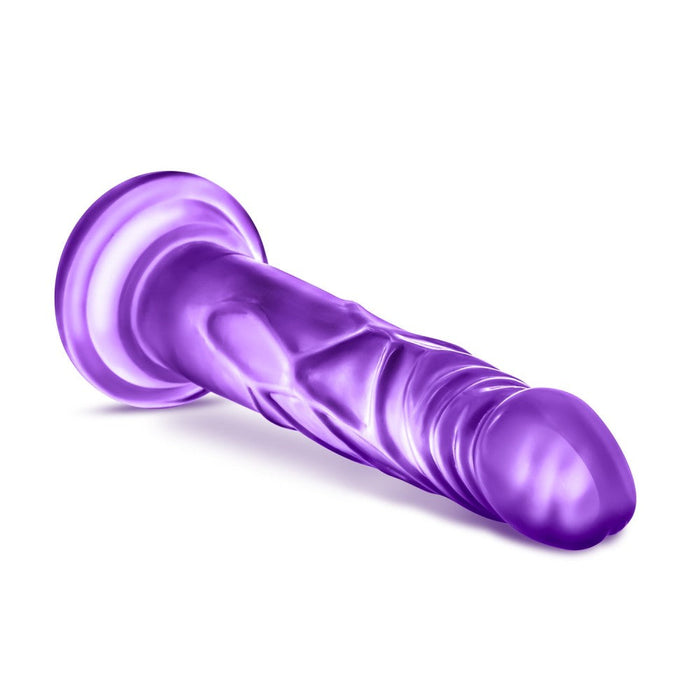 B Yours Sweet N' Hard 5 Realistic Purple 7.5-Inch Long Dildo With Suction Cup Base