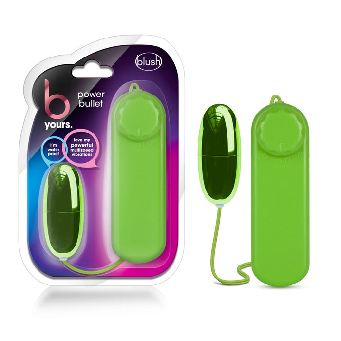 B Yours Power Bullet Lime 2.10-Inch Vibrating Bullet