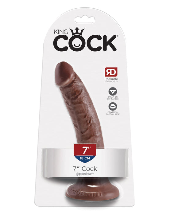 King Cock 7″ Cock – Brown
