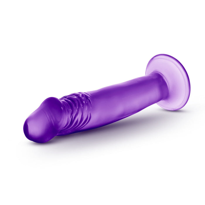 B Yours Sweet N' Small 6.5 Realistic Purple 6.5-Inch Long Dildo With Suction Cup Base