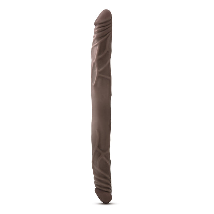 Eden 14" Long Brown Realistic Double Sided Dildo