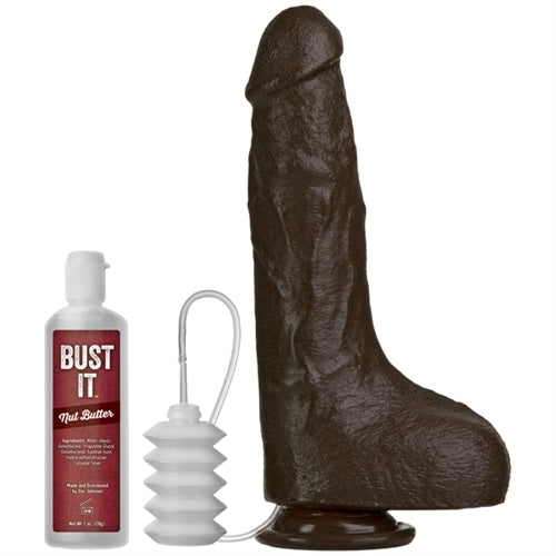 Doc Johnson Bust It Squirting Realistic Cock - Black