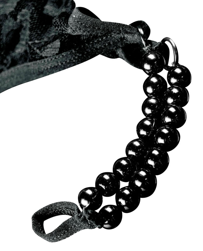 Hookup Panties Crotchless Pleasure Pearls (Size: S-L)