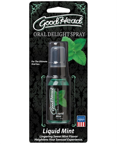 Doc Johnson Good Head Oral Delight Spray 1 Oz - Liquid Mint