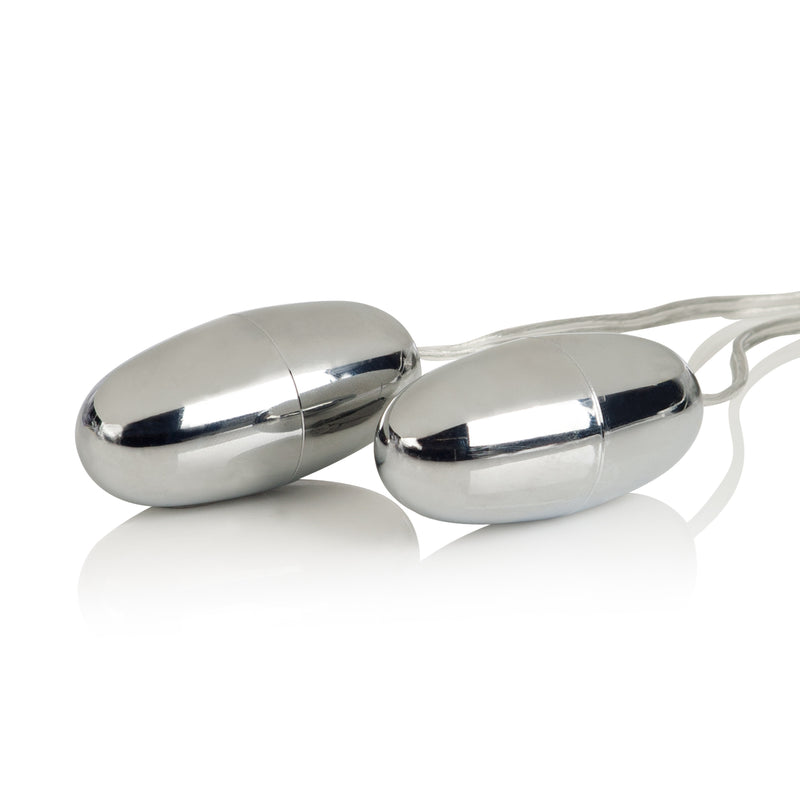 CalExotics Pocket Exotics Vibrating Double Silver Bullets