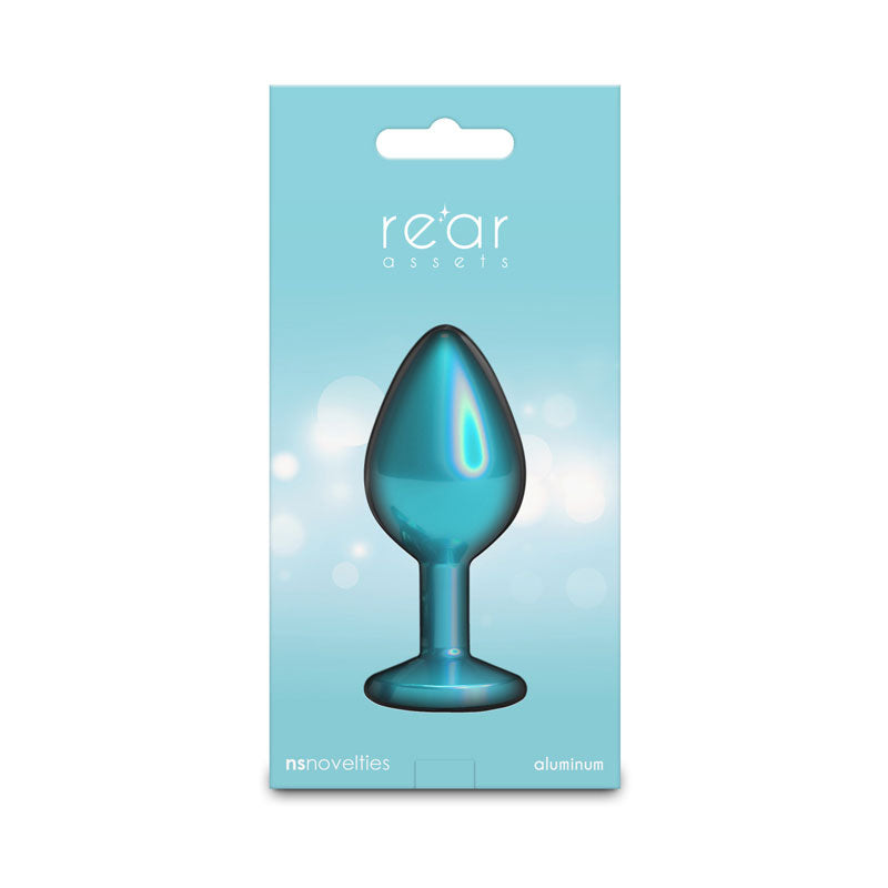 nsnovelties Rear Assets - Iridescent Teal - Medium - Teal