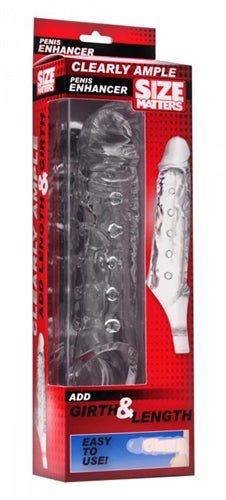XR Brands Clearly Ample Penis Enhancer - Clear