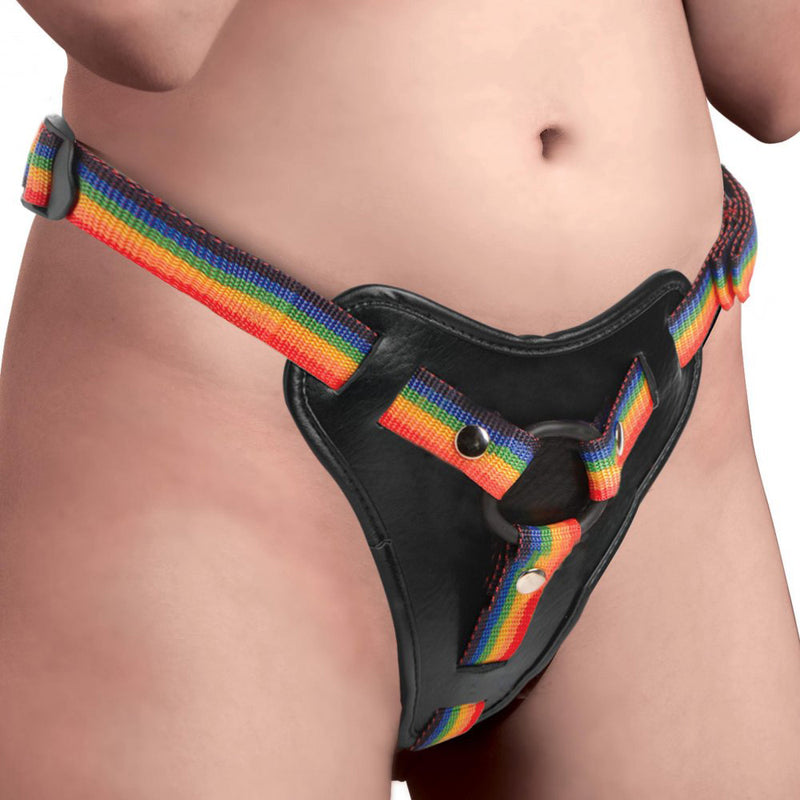 XR Brands Take the Rainbow Universal Harness