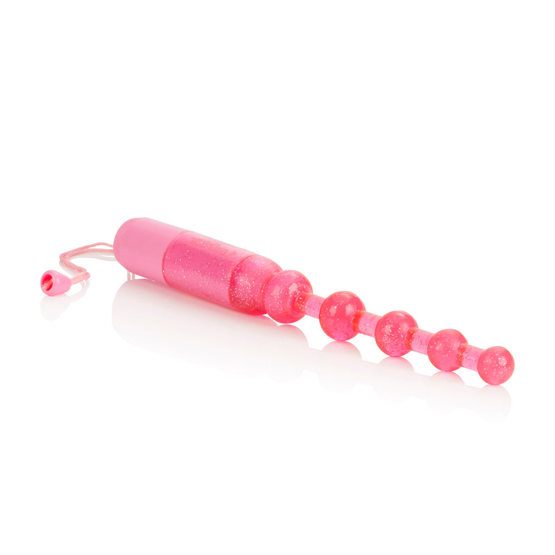 CalExotics Vibrating Pleasure Beads - Pink