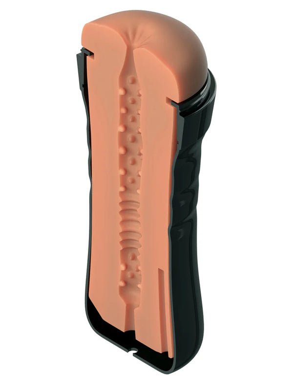 Pipedream PDX Extreme - Wet Bussies Super Bangin' Butthole - Brown - Realistic Stroker Masturbator - Canister Masturbation Cup