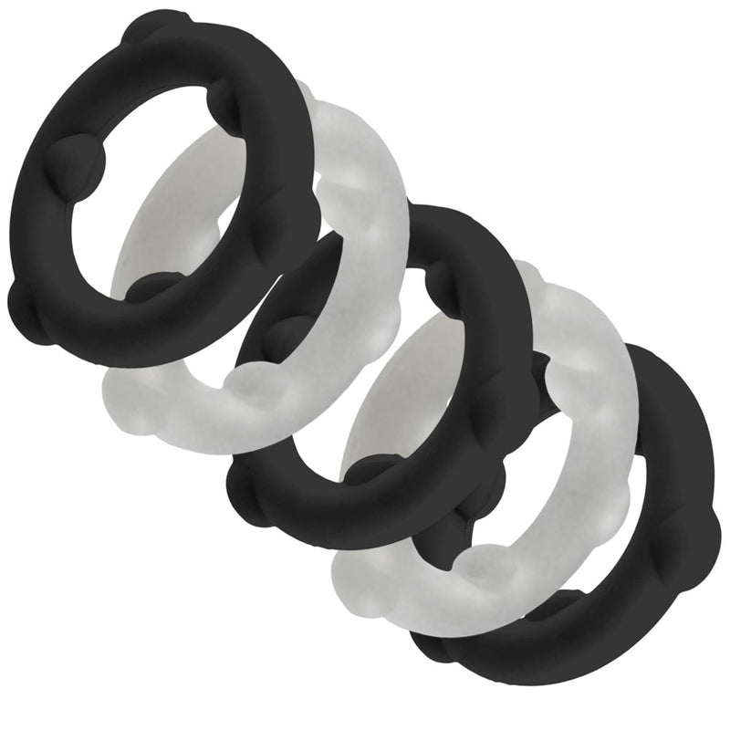 Oxballs Gearheads 5 Pack Spinner Rings - Black Vapor