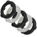 "Gearheads 5 Pack Spinner Rings - Black Vapor OX-3203-VPBK"