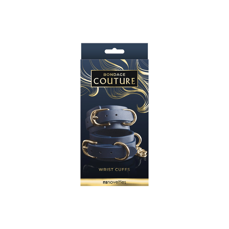 nsnovelties Bondage Couture - Wrist Cuff - Blue