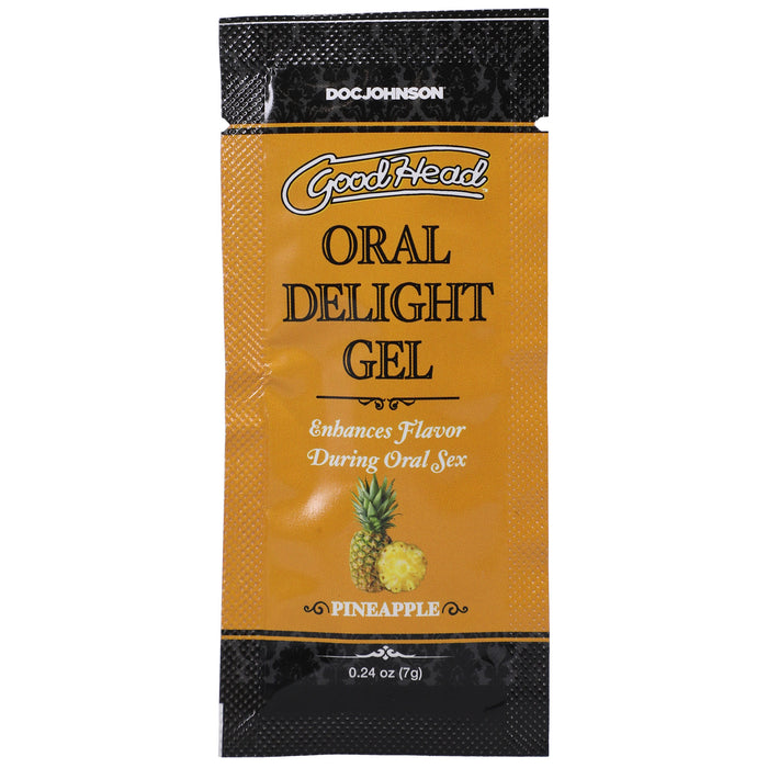 "Goodhead - Oral Delight Gel Pineapple 0.24 Oz Bulk DJ1387-31-BU"