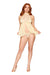 "Babydoll and G-String - One Size - Daffodil DG-13273DAFOS"