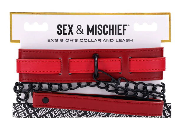 Sportsheets eX's and Oh's Collar and Leash