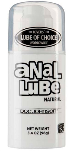 Doc Johnson Anal Lube - Natural Lubricant - 3.4 Oz. Bulk