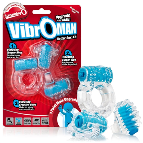Screaming O Screaming O Vibro Man - Each - Blue