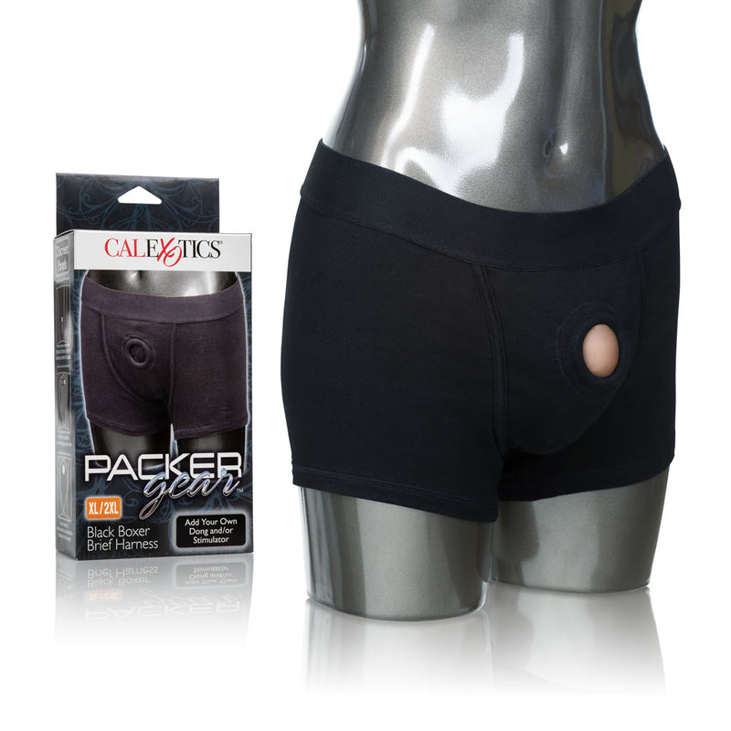 CalExotics Packer Gear Black Boxer Brief Harness Xl/2xl