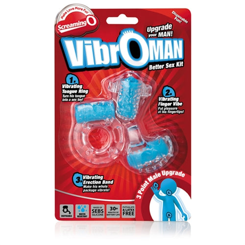 Screaming O Screaming O Vibro Man - Each - Blue