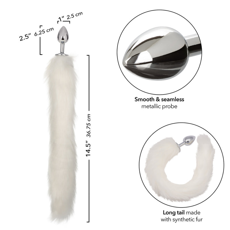 CalExotics Running Wild Tail - White