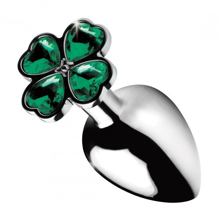 XR Brands Lucky Clover Gem Anal Plug - Small
