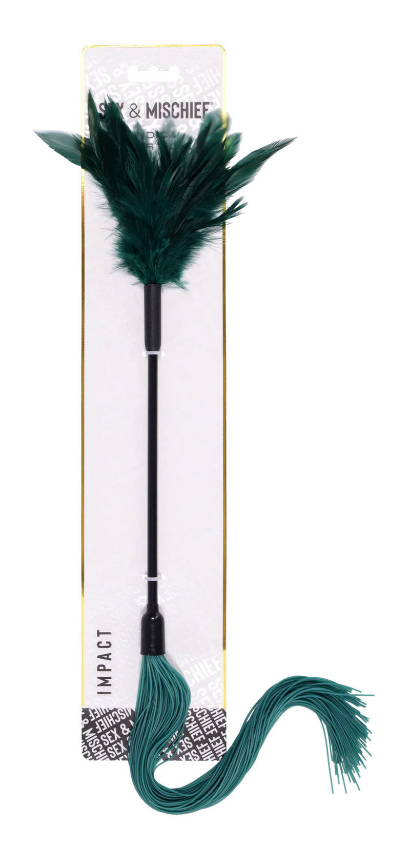 Sportsheets Indica Feather Tickler - Green