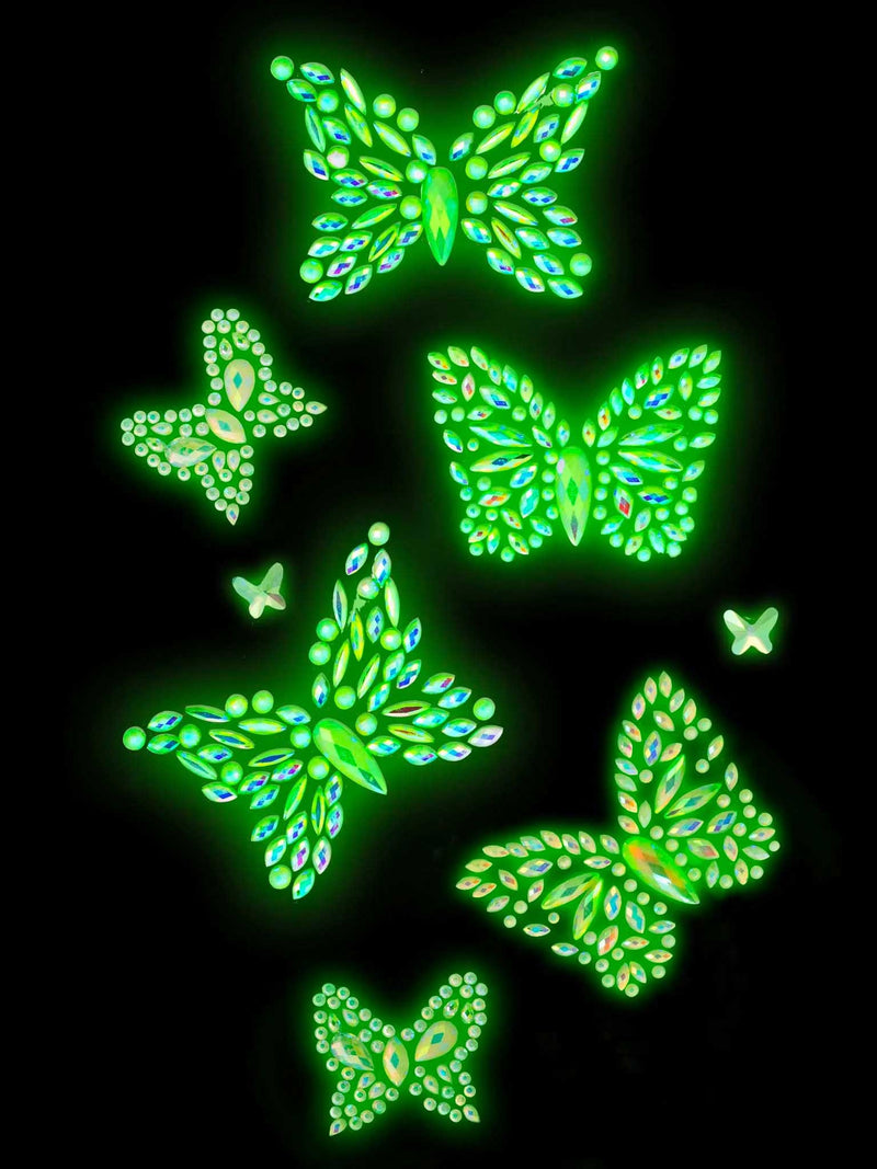 Leg Avenue Aurelia Glow in the Dark Body Jewels Sticker