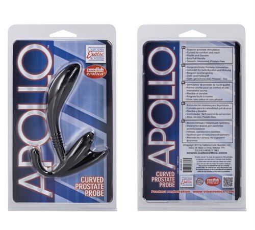 CalExotics Apollo Curved Prostate Probe - Black