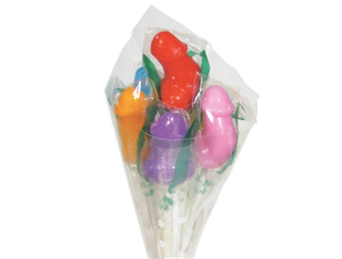 Little Genie Candy Penis Bouquet - 12 Piece Display