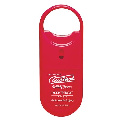 Doc Johnson Goodhead to Go Deep Throat Spray - Wild Cherry