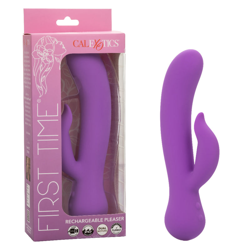 CalExotics First Time Rechargeable Pleaser - Purple