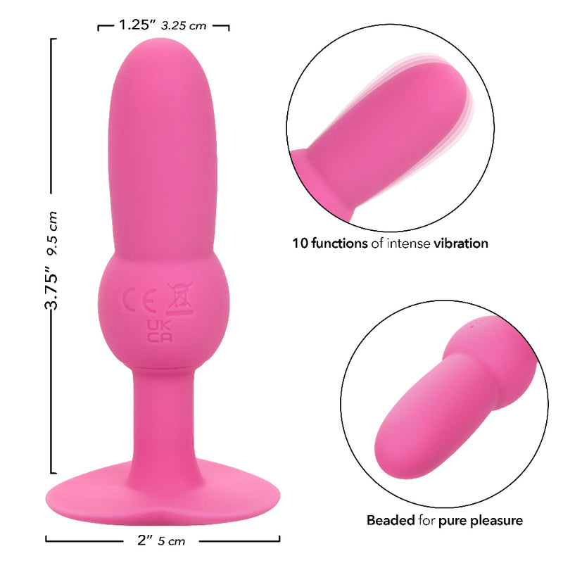 CalExotics First Time Vibrating Beaded Probe - Pink