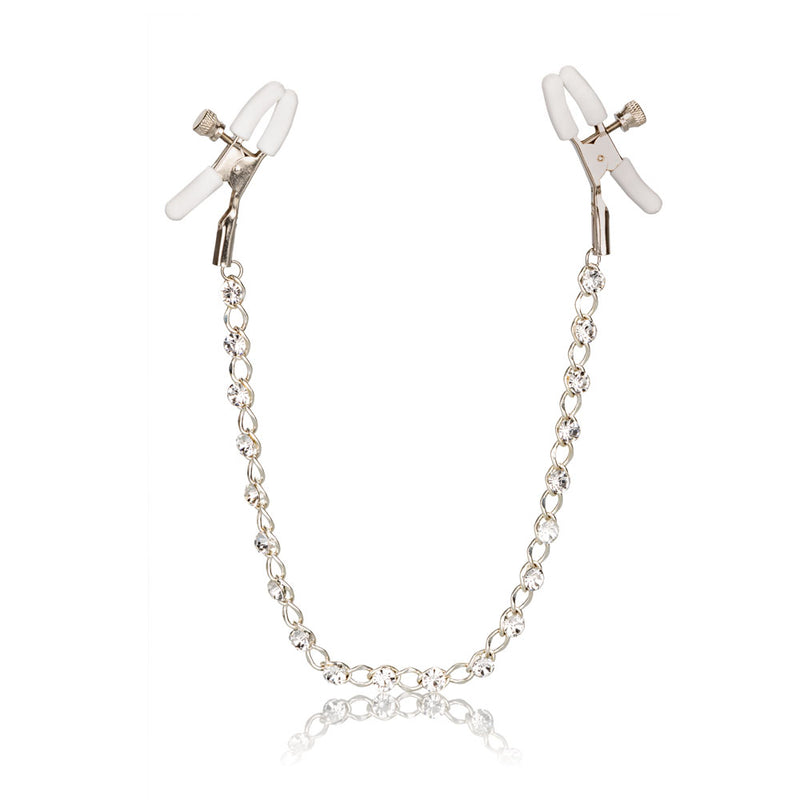 CalExotics Nipple Play Crystal Chain Nipple Clamps