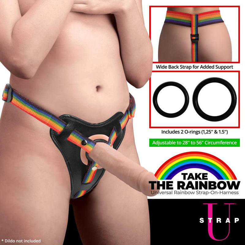 XR Brands Take the Rainbow Universal Harness