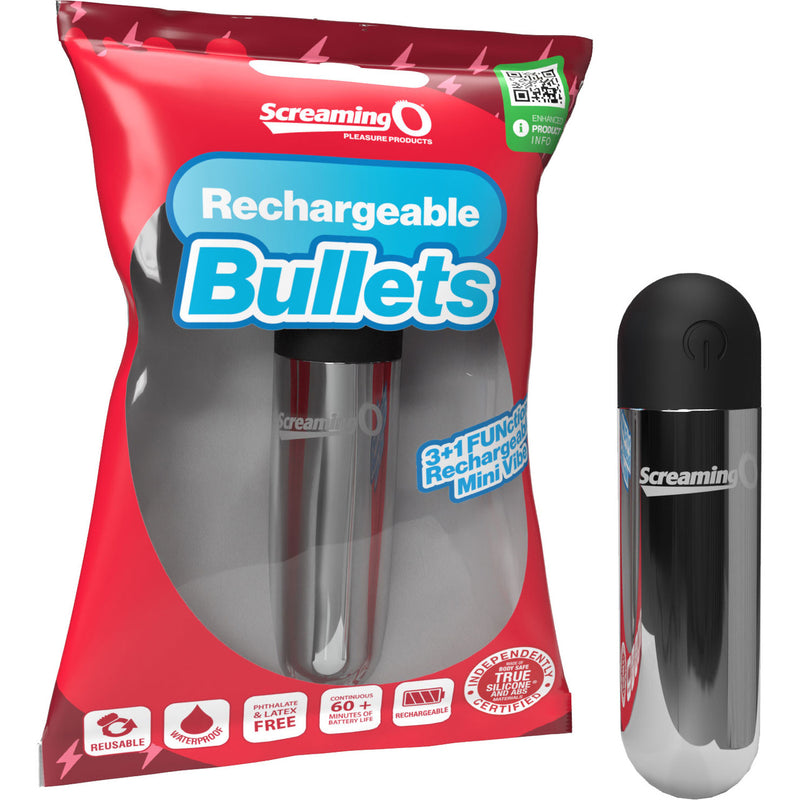 Screaming O Screaming O Rechargeable Bullets - Siliver