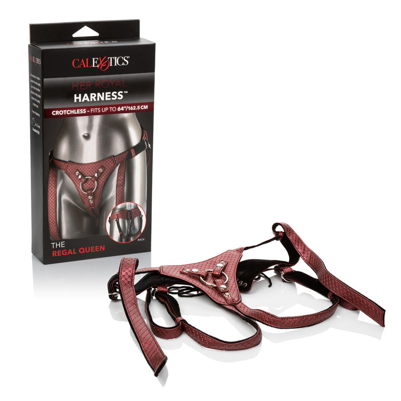 CalExotics Her Royal Harness the Regal Queen - Red