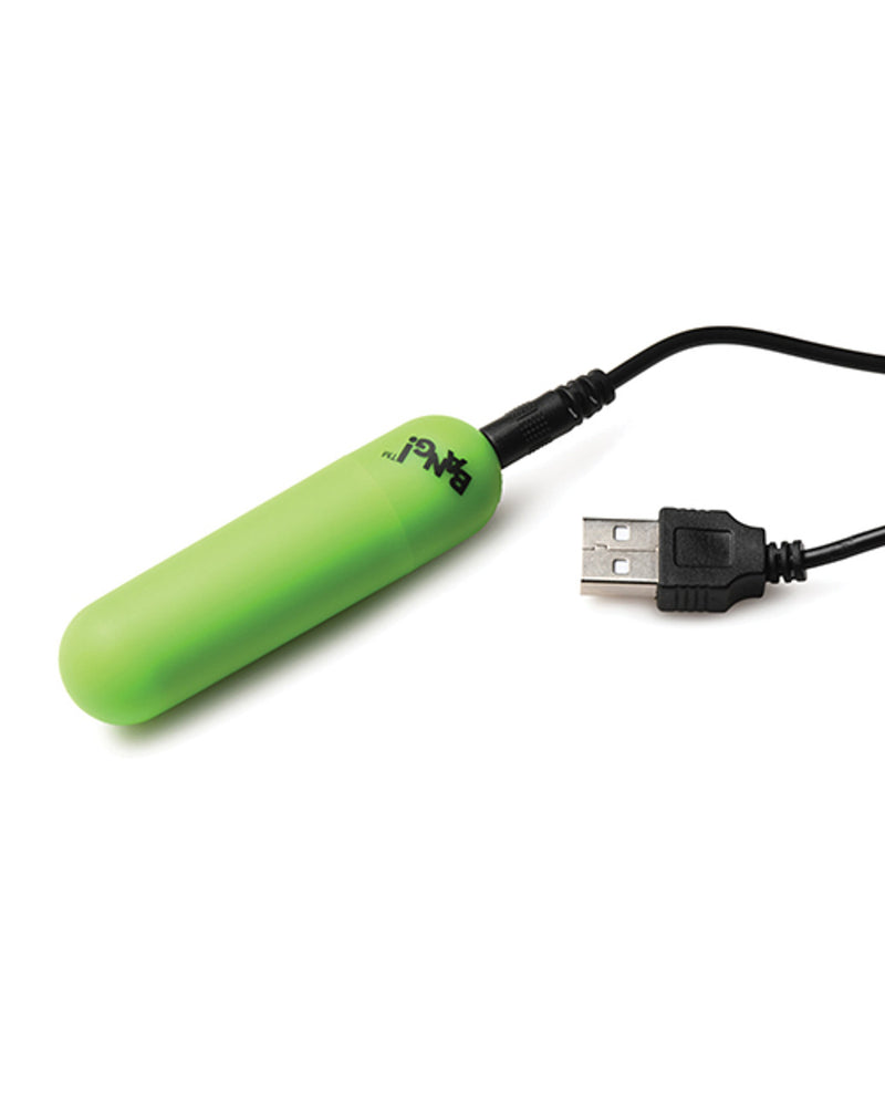 XR Brands Glow in the Dark Bullet With Remote - Green