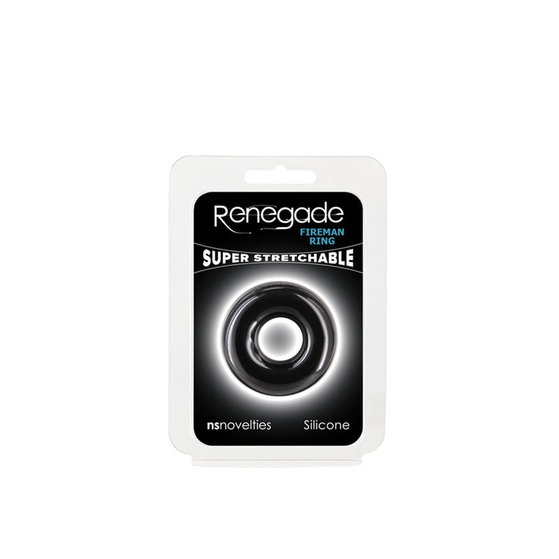 nsnovelties Renegade - Fireman Ring - Small - Black