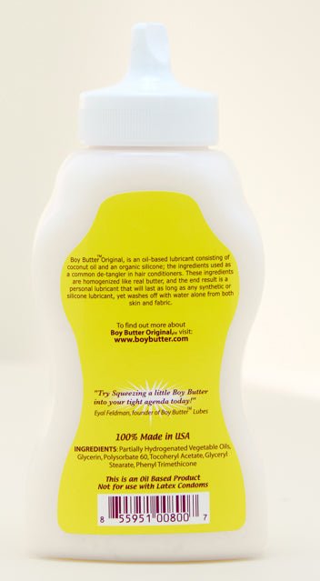 Boy Butter - Original Lubricant - 9 Oz Squeeze - Masturbation Cream
