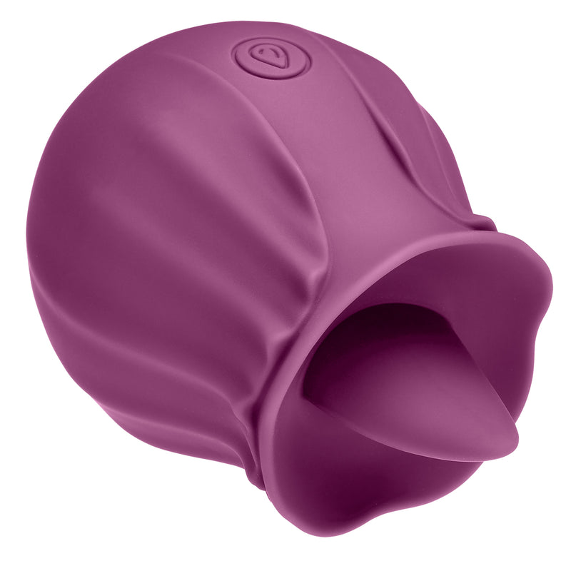 Cloud 9 Novelties Health and Wellness Flutter Oral Tongue Stimulator Purple