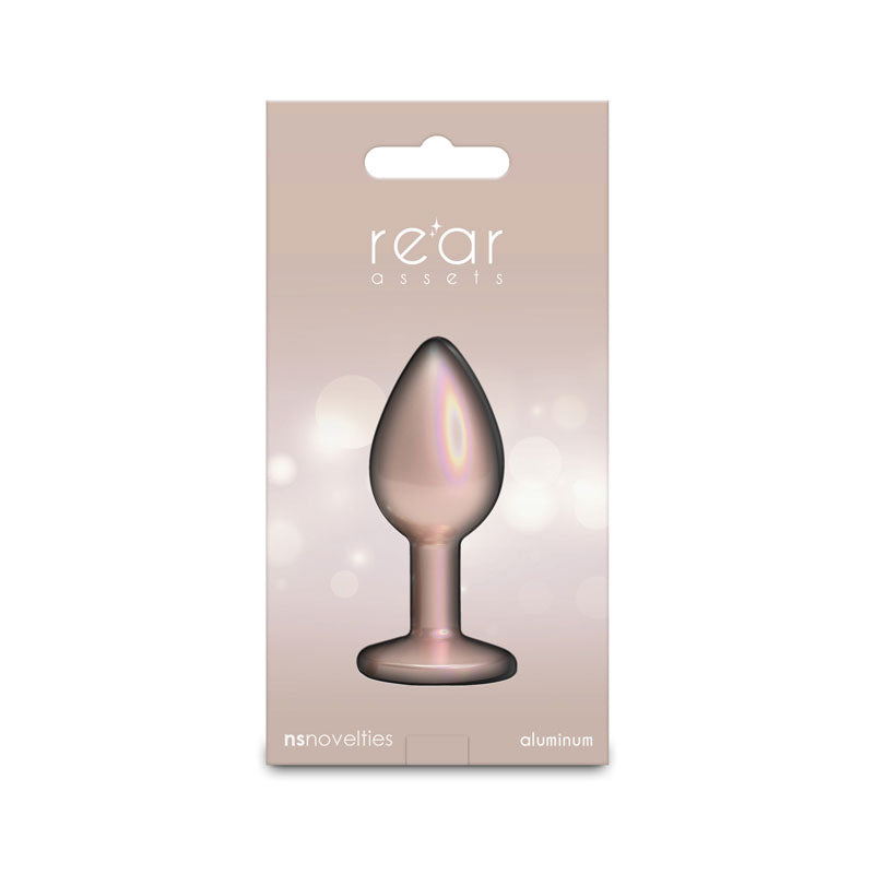 nsnovelties Rear Assets - Iridescent Champagne - Small - Clear