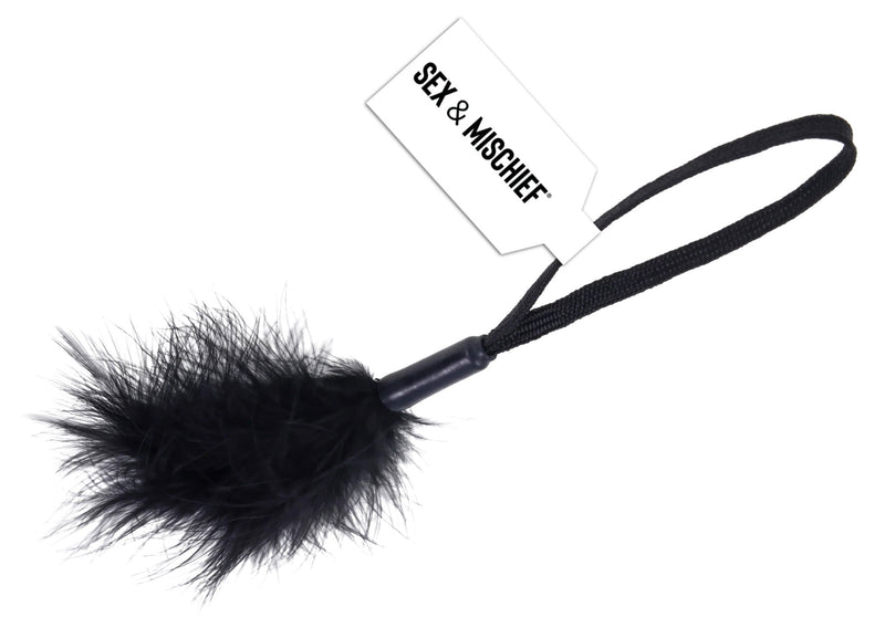 Sportsheets Black Wrist Feather Tickler