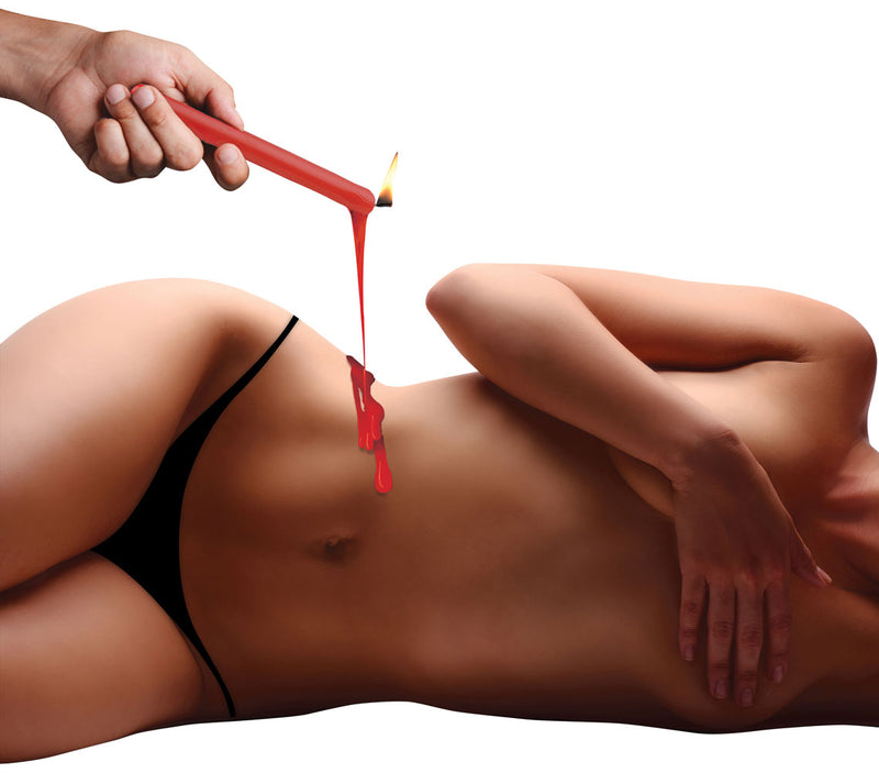 XR Brands Fetish Drip Candles 3pk - Red