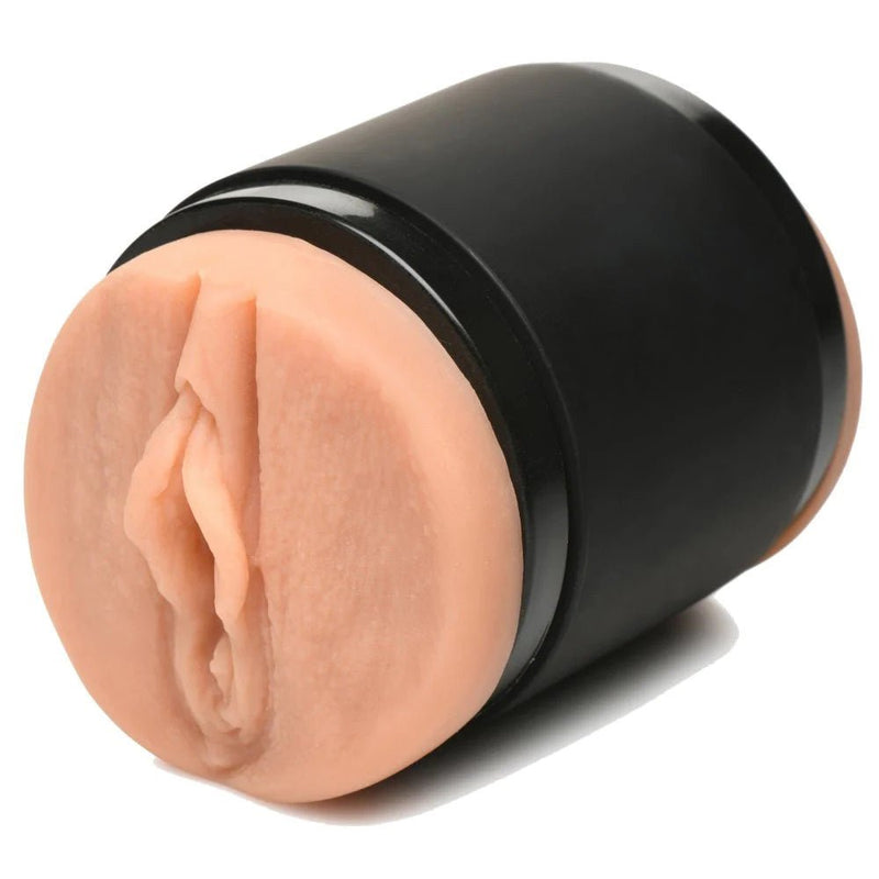 Curve Toys Mistress Double Shot Mouth and Pussy Stroker - Medium - Realistic Stroker Masturbator - Canister Masturbation Cup