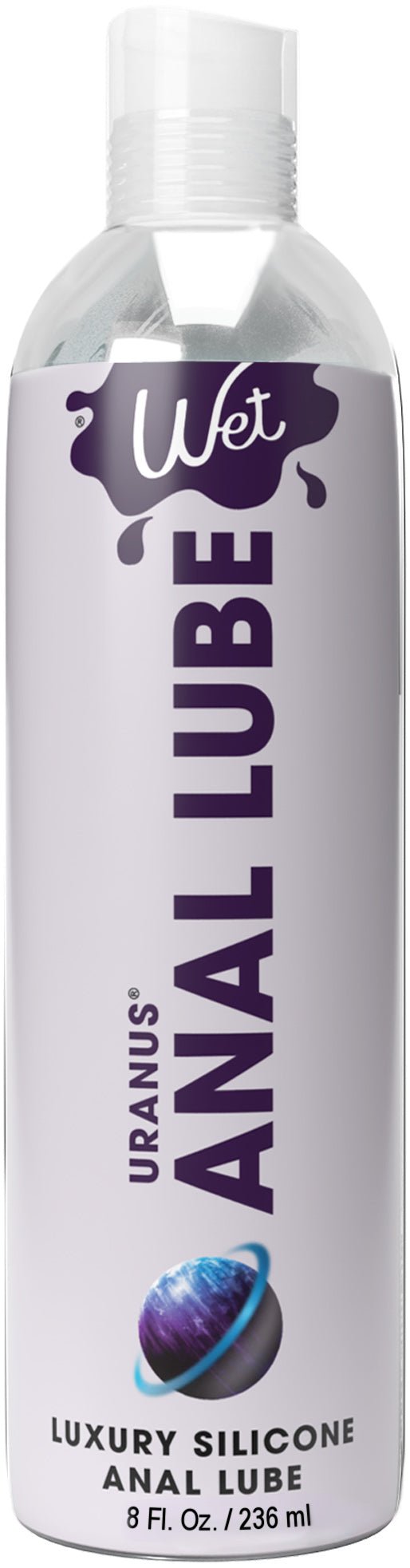 Wet Wet Uranus Anal Lube - Premium Silicone Based Lubricant 8 Oz
