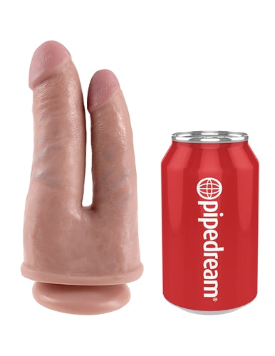 Pipedream King Cock Double Penetrator - Flesh