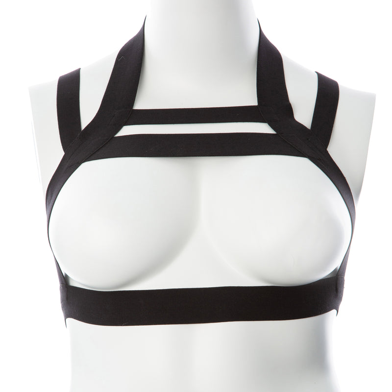 Voodoo Toys Gender Fluid Majesty Harness - Small-Large - Black